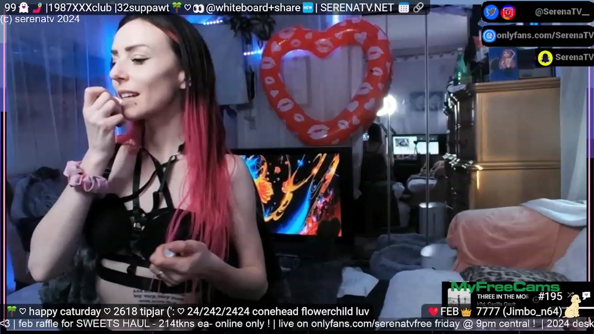 Gallery image thumbnail from serenatv's myfreecams stream on, 02/24/2024, 21:45 image 18 of 20