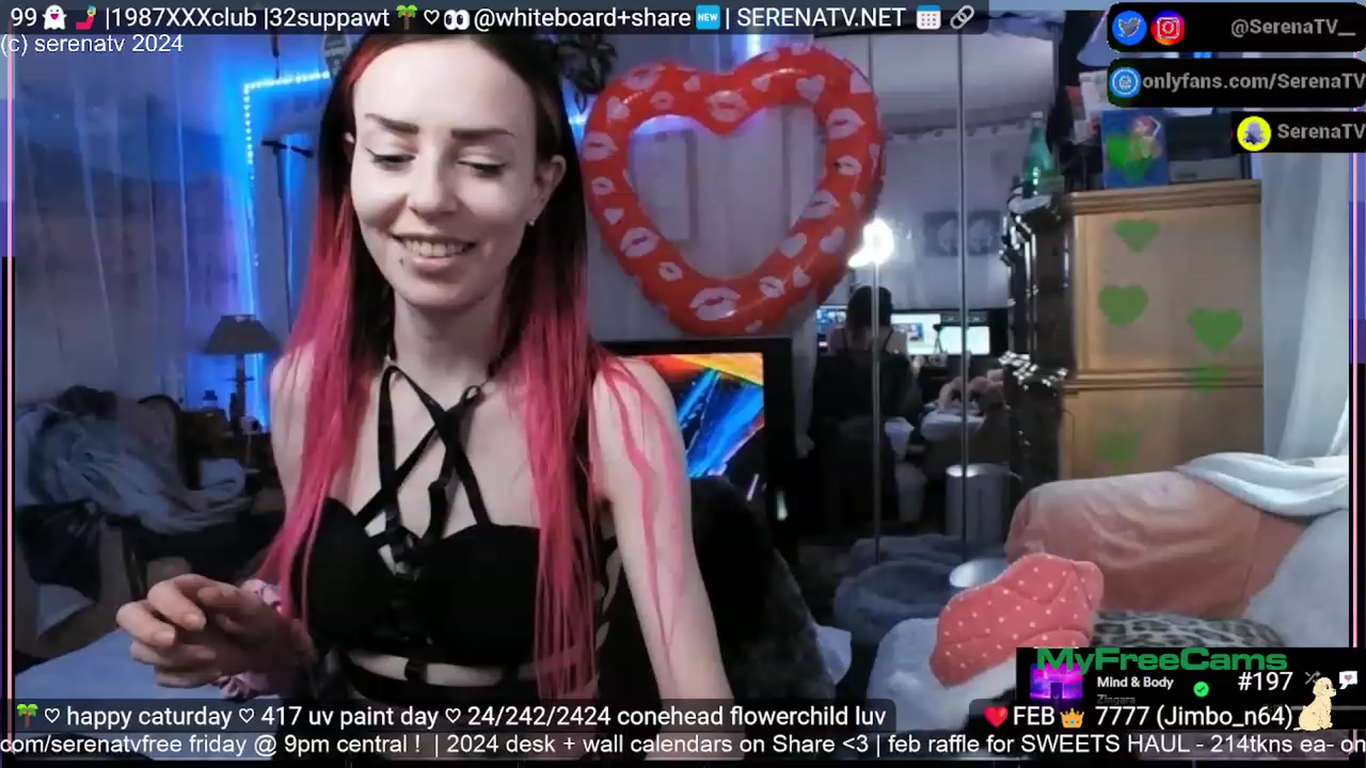 Gallery image thumbnail from serenatv's myfreecams stream on, 02/24/2024, 21:45 image 7 of 20