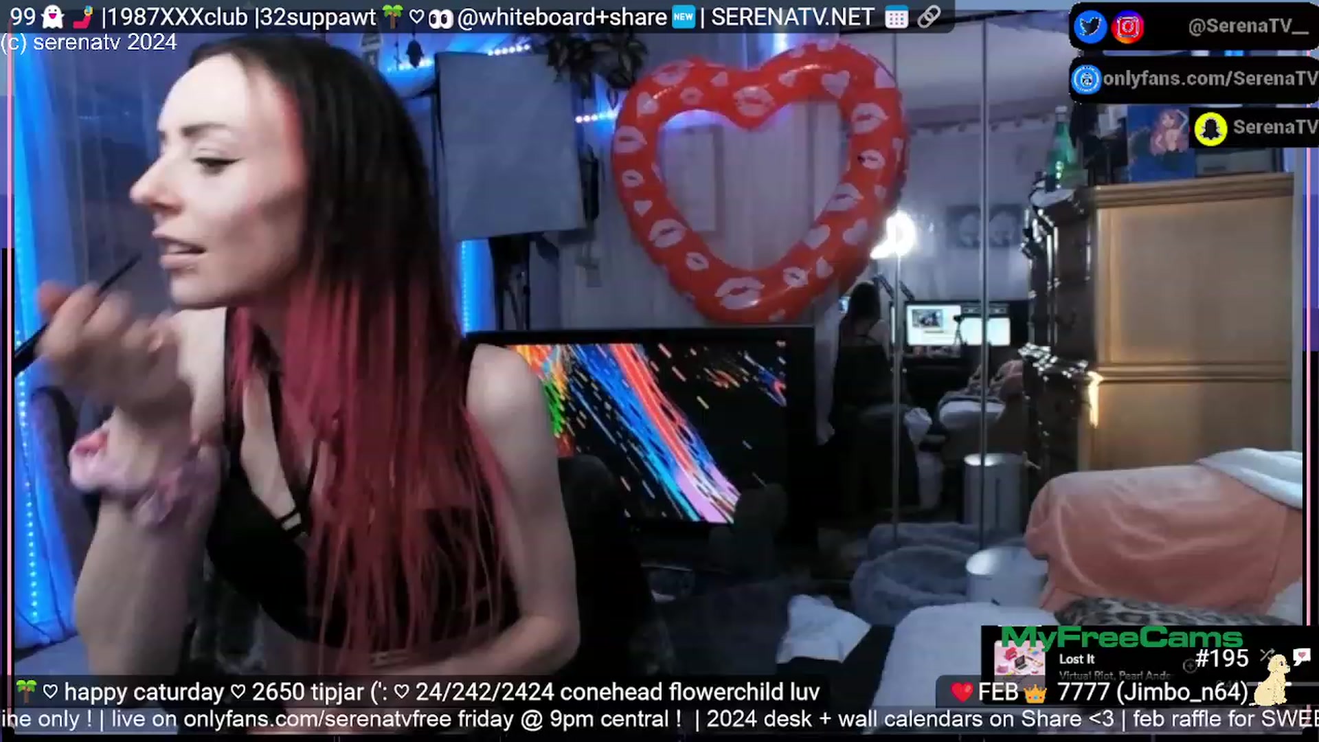 Gallery image thumbnail from serenatv's myfreecams stream on, 02/24/2024, 21:45 image 17 of 20