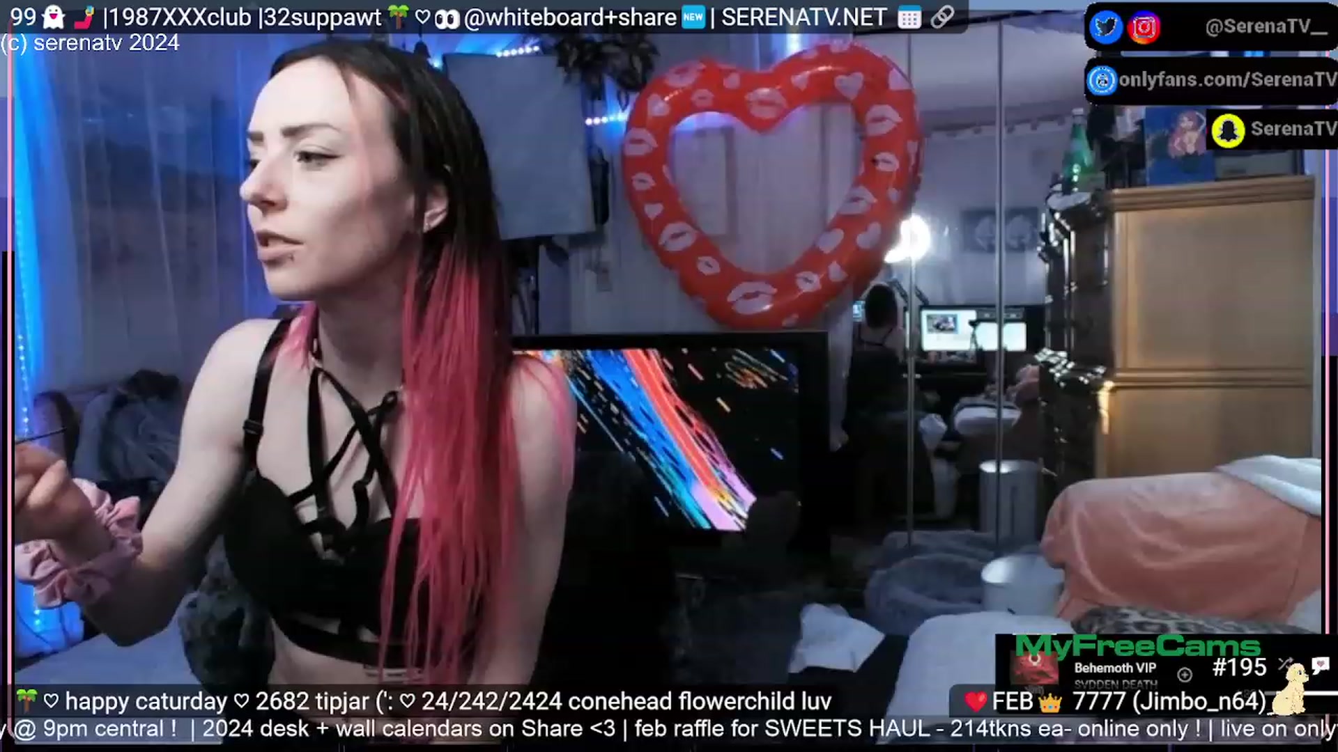Gallery image thumbnail from serenatv's myfreecams stream on, 02/24/2024, 21:45 image 16 of 20