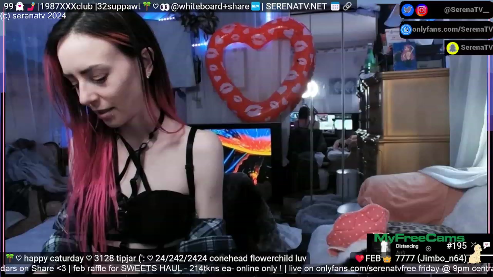 Gallery image thumbnail from serenatv's myfreecams stream on, 02/24/2024, 21:45 image 12 of 20