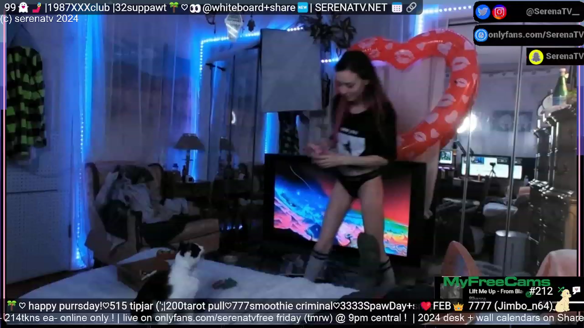 Gallery image thumbnail from serenatv's myfreecams stream on, 02/29/2024, 22:13 image 15 of 20