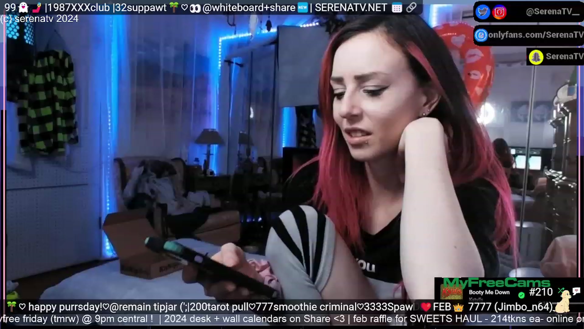 Gallery image thumbnail from serenatv's myfreecams stream on, 02/29/2024, 22:13 image 20 of 20