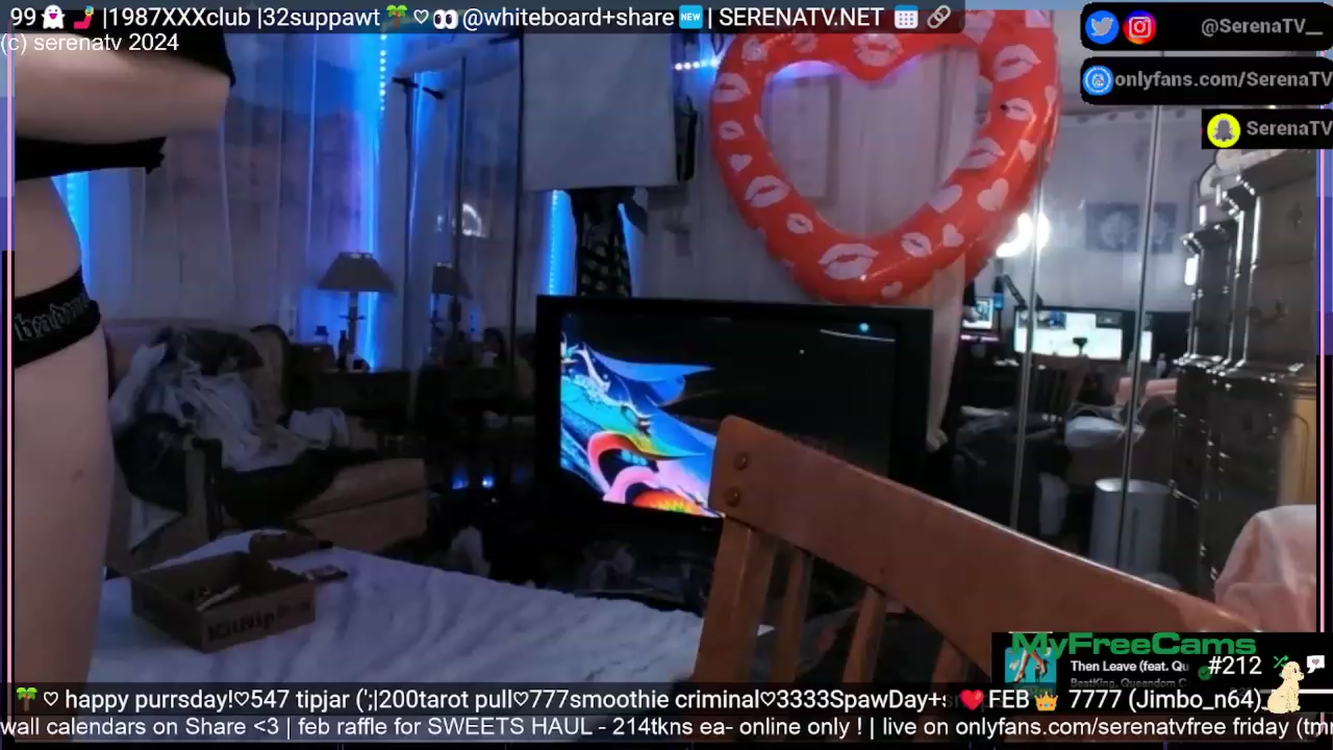 Gallery image thumbnail from serenatv's myfreecams stream on, 02/29/2024, 22:13 image 13 of 20
