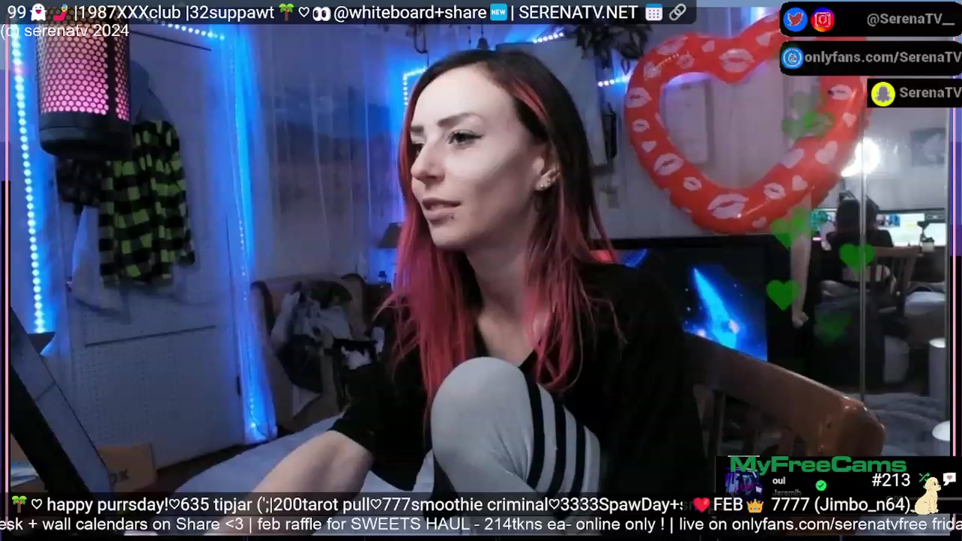 Gallery image thumbnail from serenatv's myfreecams stream on, 02/29/2024, 22:13 image 10 of 20