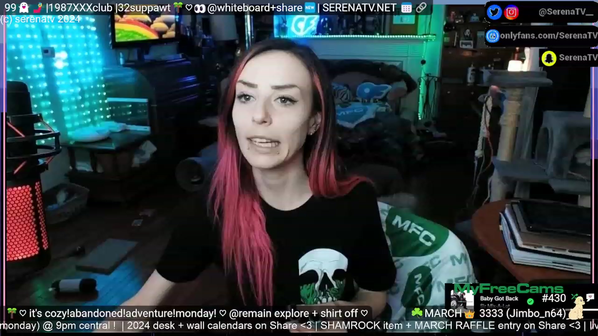 Gallery image thumbnail from serenatv's myfreecams stream on, 03/04/2024, 22:01 image 2 of 20