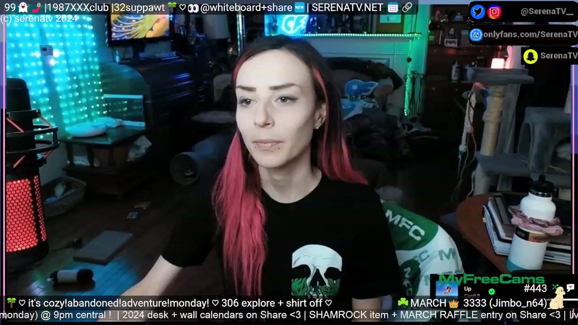 Gallery image thumbnail from serenatv's myfreecams stream on, 03/04/2024, 22:01 image 1 of 20