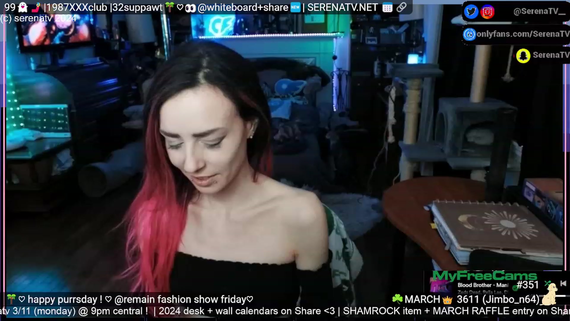 Gallery image thumbnail from serenatv's myfreecams stream on, 03/07/2024, 22:04 image 11 of 20