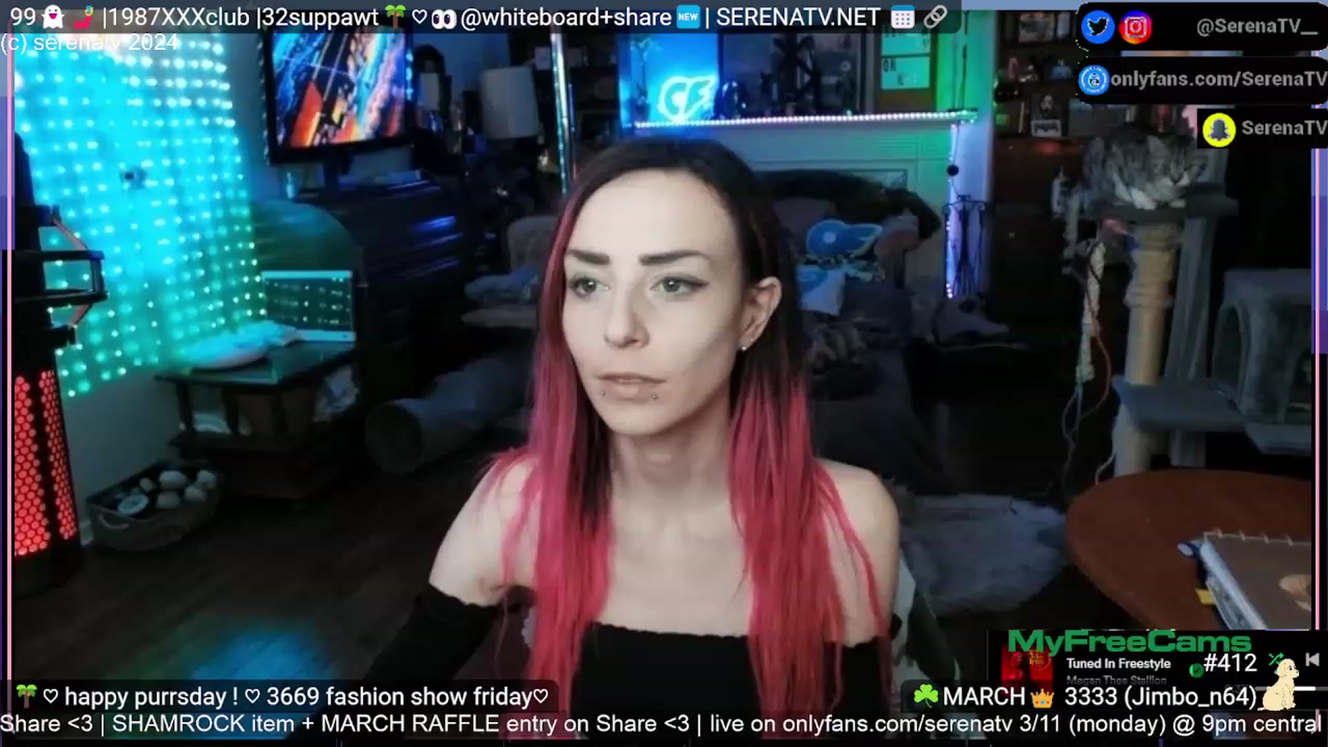Gallery image thumbnail from serenatv's myfreecams stream on, 03/07/2024, 22:04 image 5 of 20