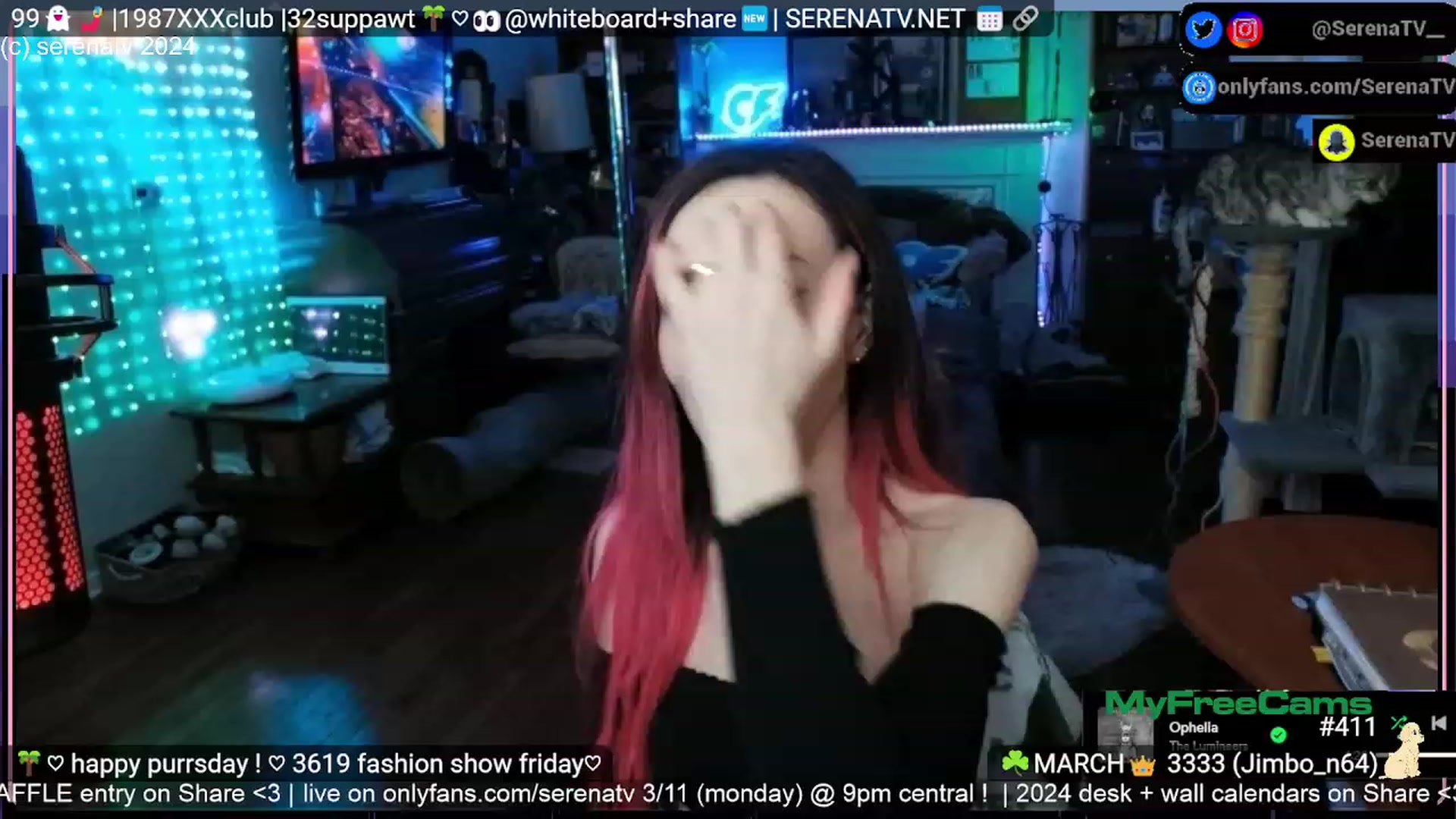 Gallery image thumbnail from serenatv's myfreecams stream on, 03/07/2024, 22:04 image 6 of 20