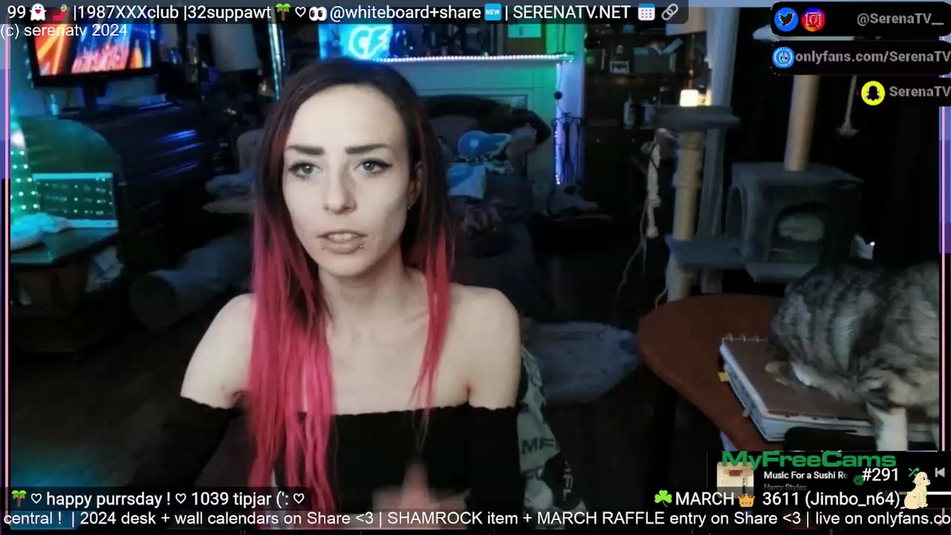Gallery image thumbnail from serenatv's myfreecams stream on, 03/07/2024, 22:04 image 19 of 20
