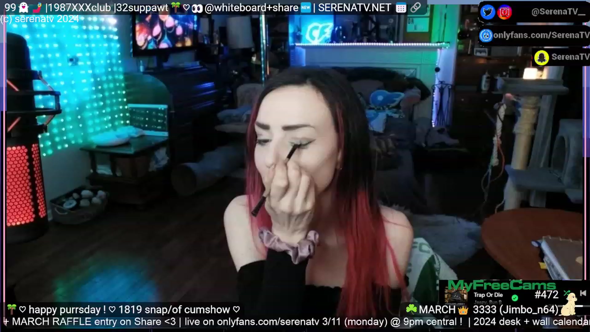 Gallery image thumbnail from serenatv's myfreecams stream on, 03/07/2024, 22:04 image 2 of 20