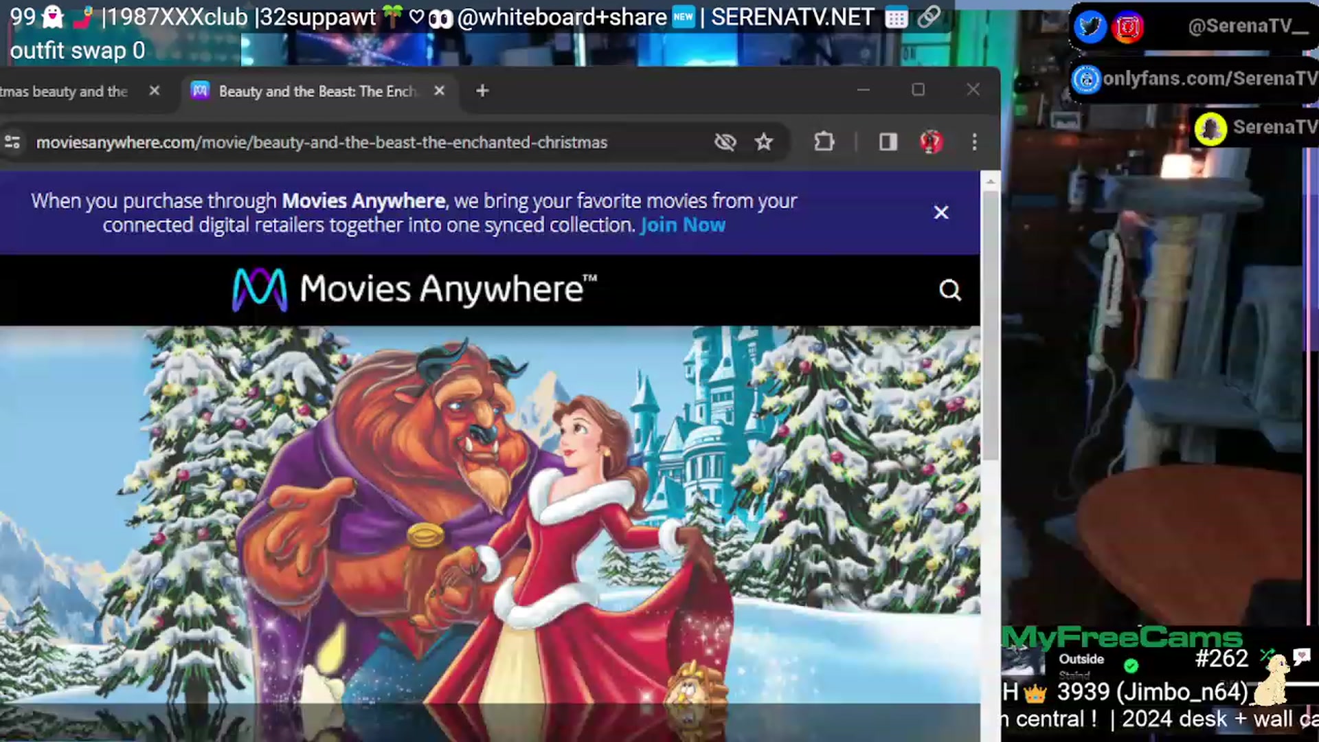 Gallery image thumbnail from serenatv's myfreecams stream on, 03/08/2024, 22:16 image 9 of 20