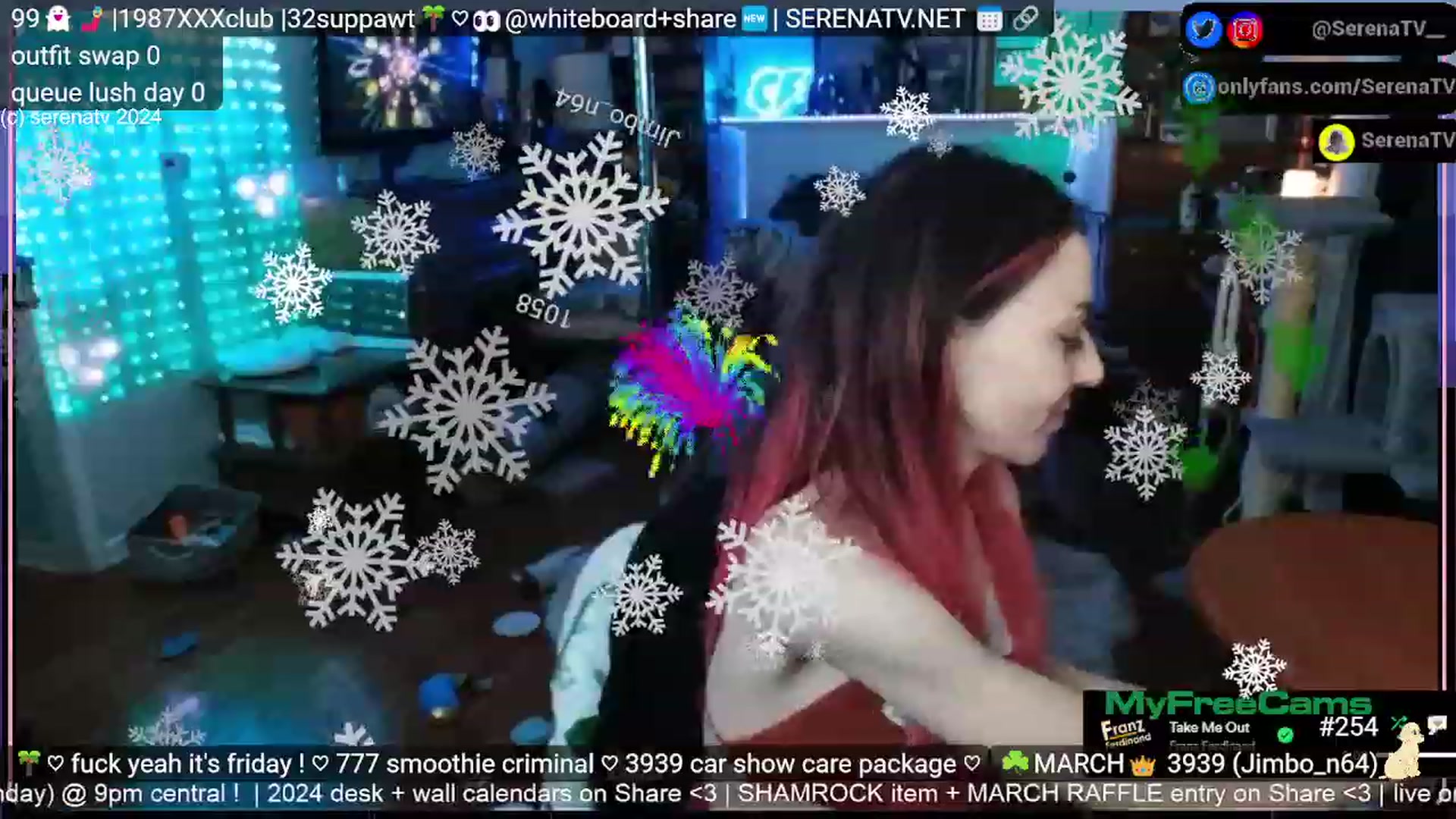Gallery image thumbnail from serenatv's myfreecams stream on, 03/08/2024, 22:16 image 13 of 20