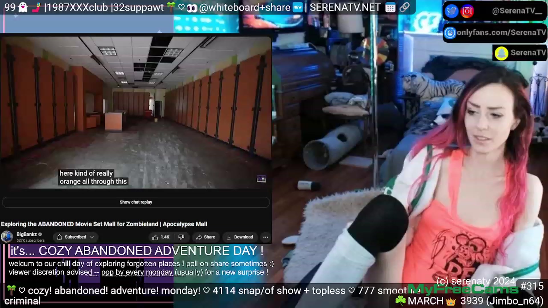 Gallery image thumbnail from serenatv's myfreecams stream on, 03/11/2024, 20:42 image 16 of 20