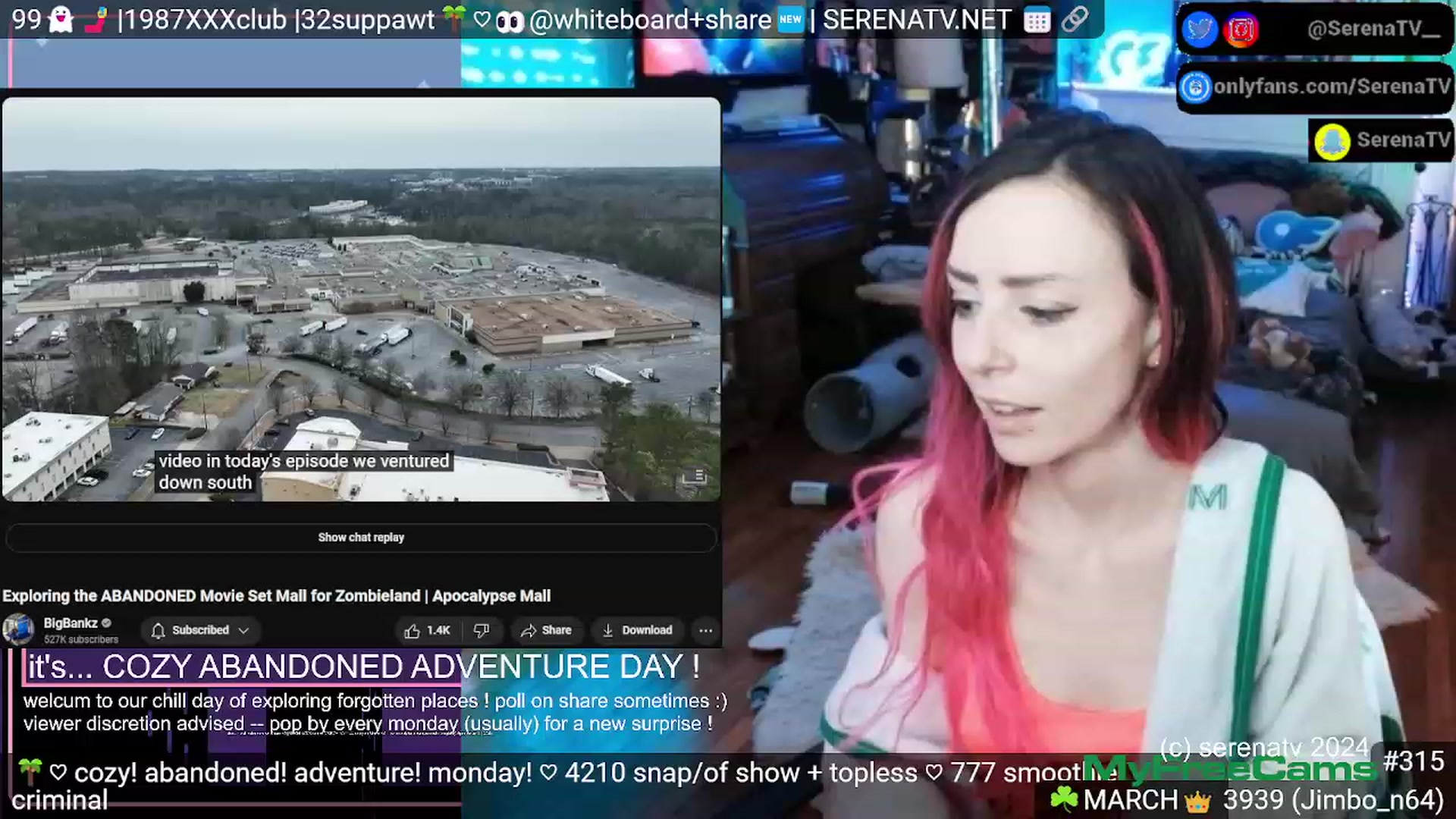 Gallery image thumbnail from serenatv's myfreecams stream on, 03/11/2024, 20:42 image 6 of 20