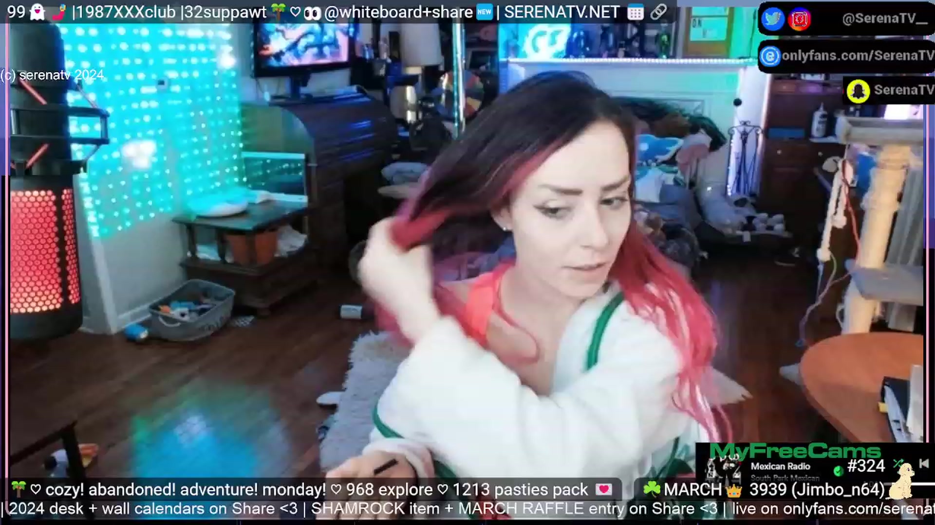 Gallery image thumbnail from serenatv's myfreecams stream on, 03/11/2024, 20:42 image 4 of 20
