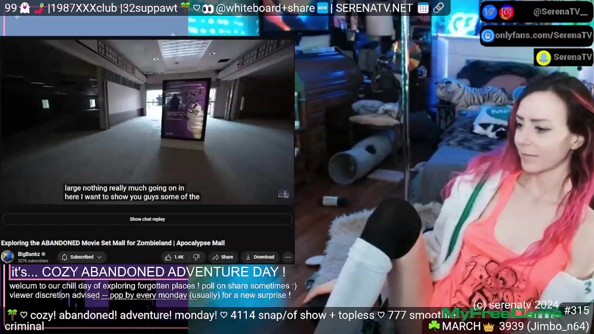 Gallery image thumbnail from serenatv's myfreecams stream on, 03/11/2024, 20:42 image 14 of 20
