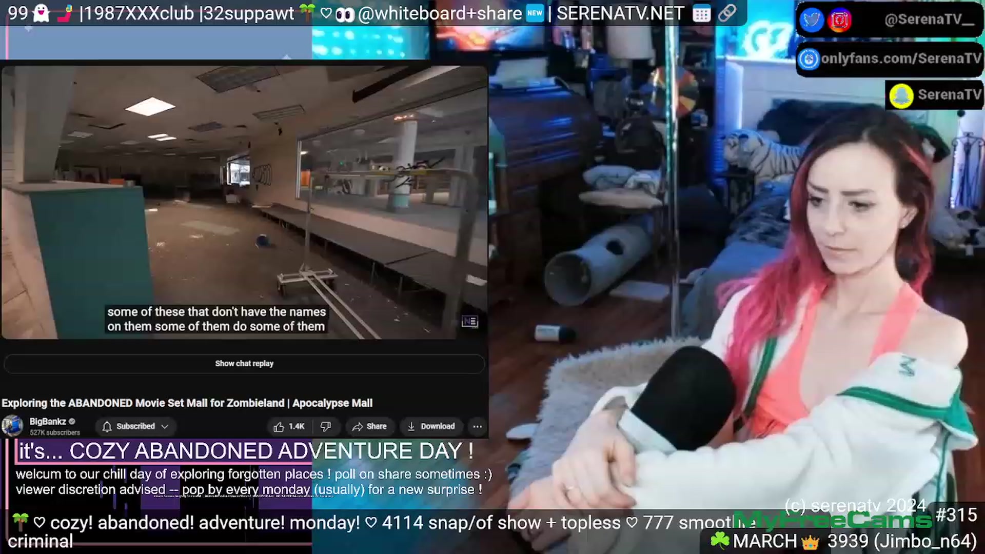 Gallery image thumbnail from serenatv's myfreecams stream on, 03/11/2024, 20:42 image 15 of 20
