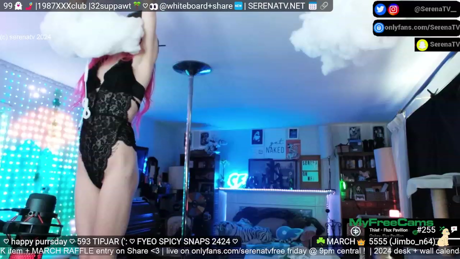 Gallery image thumbnail from serenatv's myfreecams stream on, 03/14/2024, 21:08 image 12 of 20