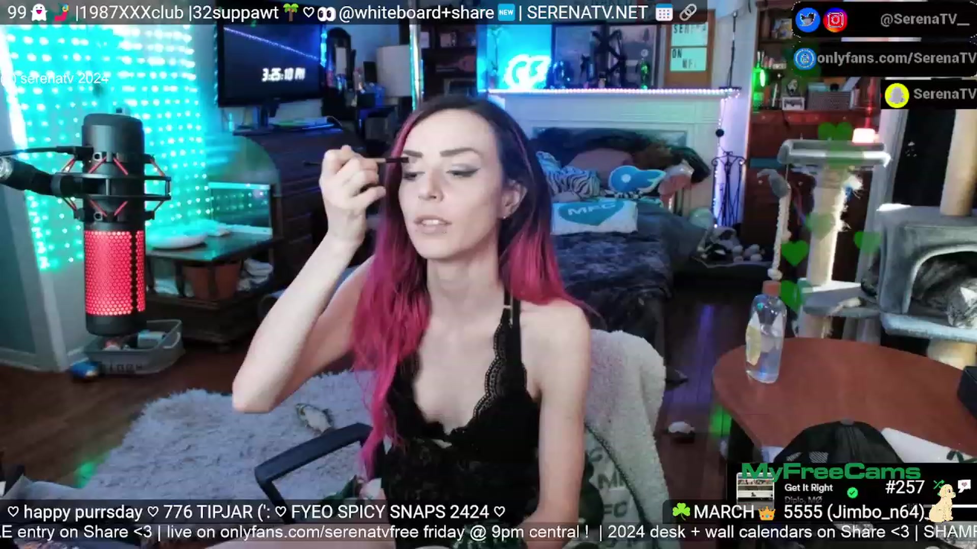 Gallery image thumbnail from serenatv's myfreecams stream on, 03/14/2024, 21:08 image 8 of 20