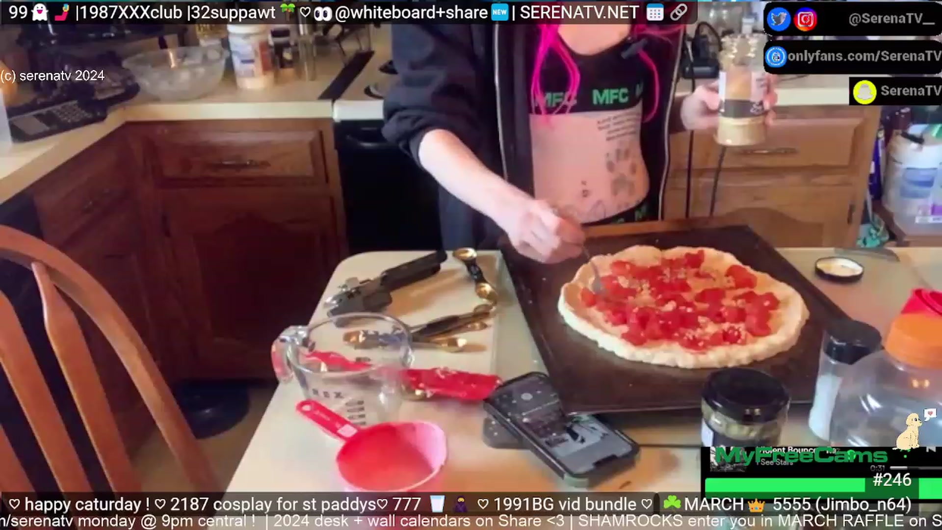 Gallery image thumbnail from serenatv's myfreecams stream on, 03/16/2024, 20:57 image 18 of 20