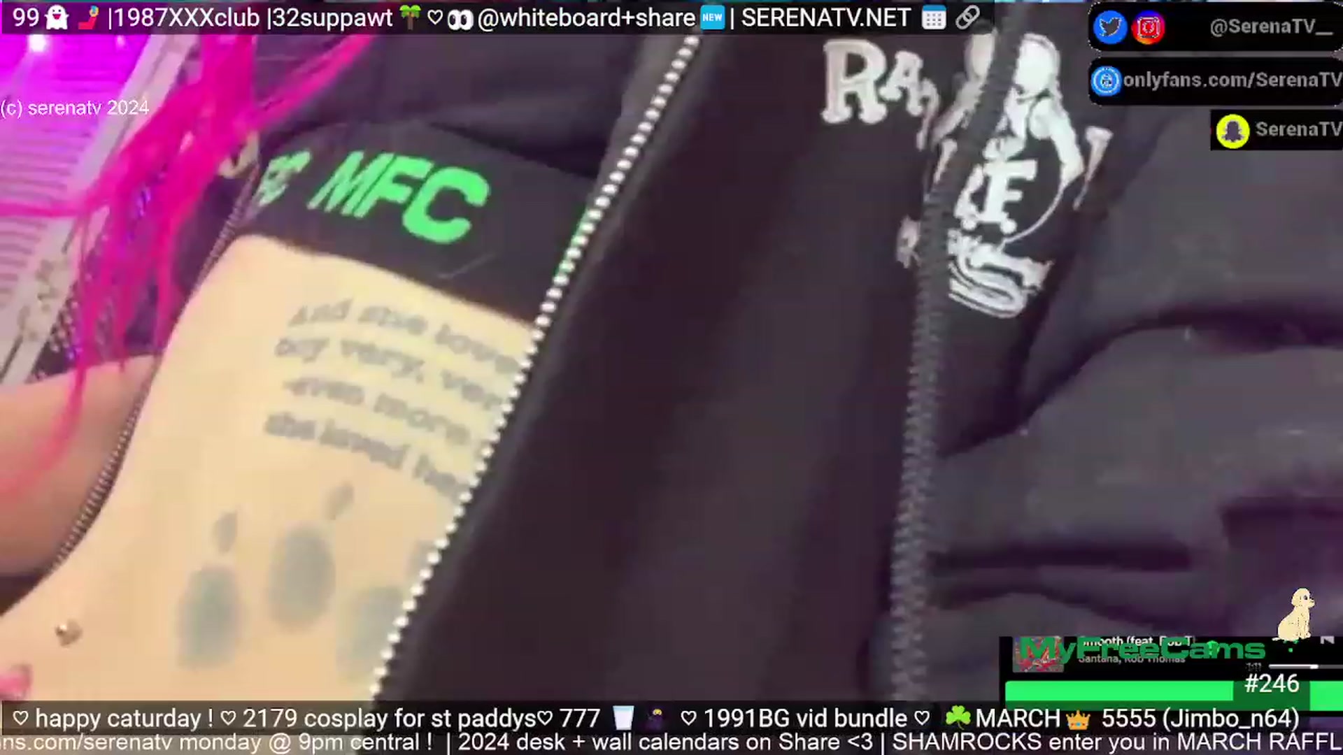 Gallery image thumbnail from serenatv's myfreecams stream on, 03/16/2024, 20:57 image 20 of 20