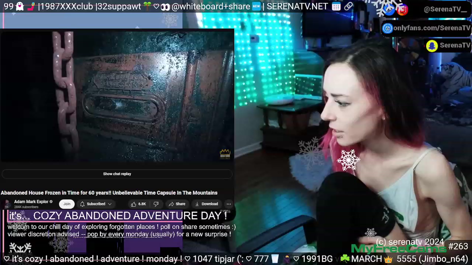Gallery image thumbnail from serenatv's myfreecams stream on, 03/18/2024, 20:08 image 7 of 20
