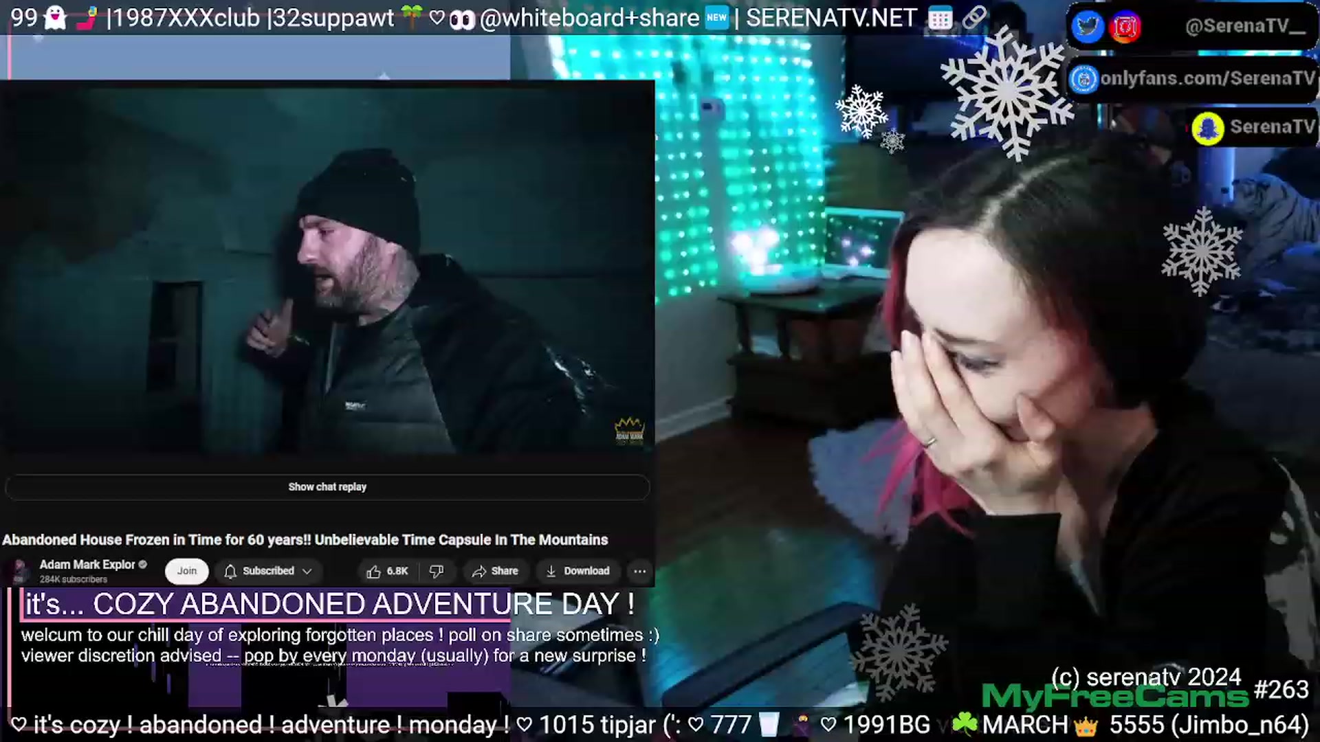 Gallery image thumbnail from serenatv's myfreecams stream on, 03/18/2024, 20:08 image 13 of 20