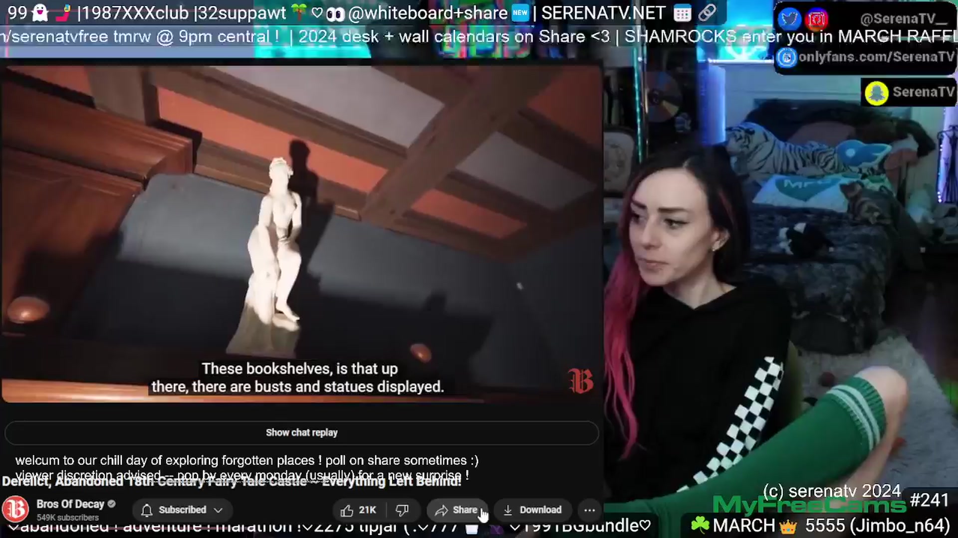 Gallery image thumbnail from serenatv's myfreecams stream on, 03/21/2024, 20:58 image 2 of 20