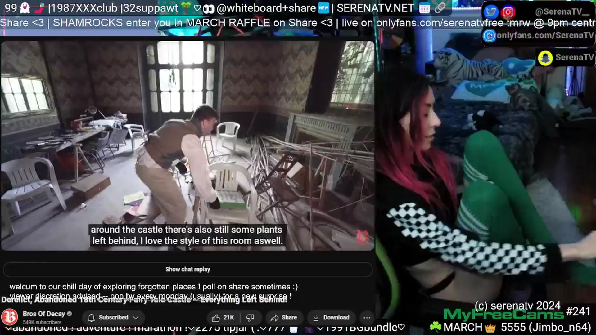 Gallery image thumbnail from serenatv's myfreecams stream on, 03/21/2024, 20:58 image 3 of 20