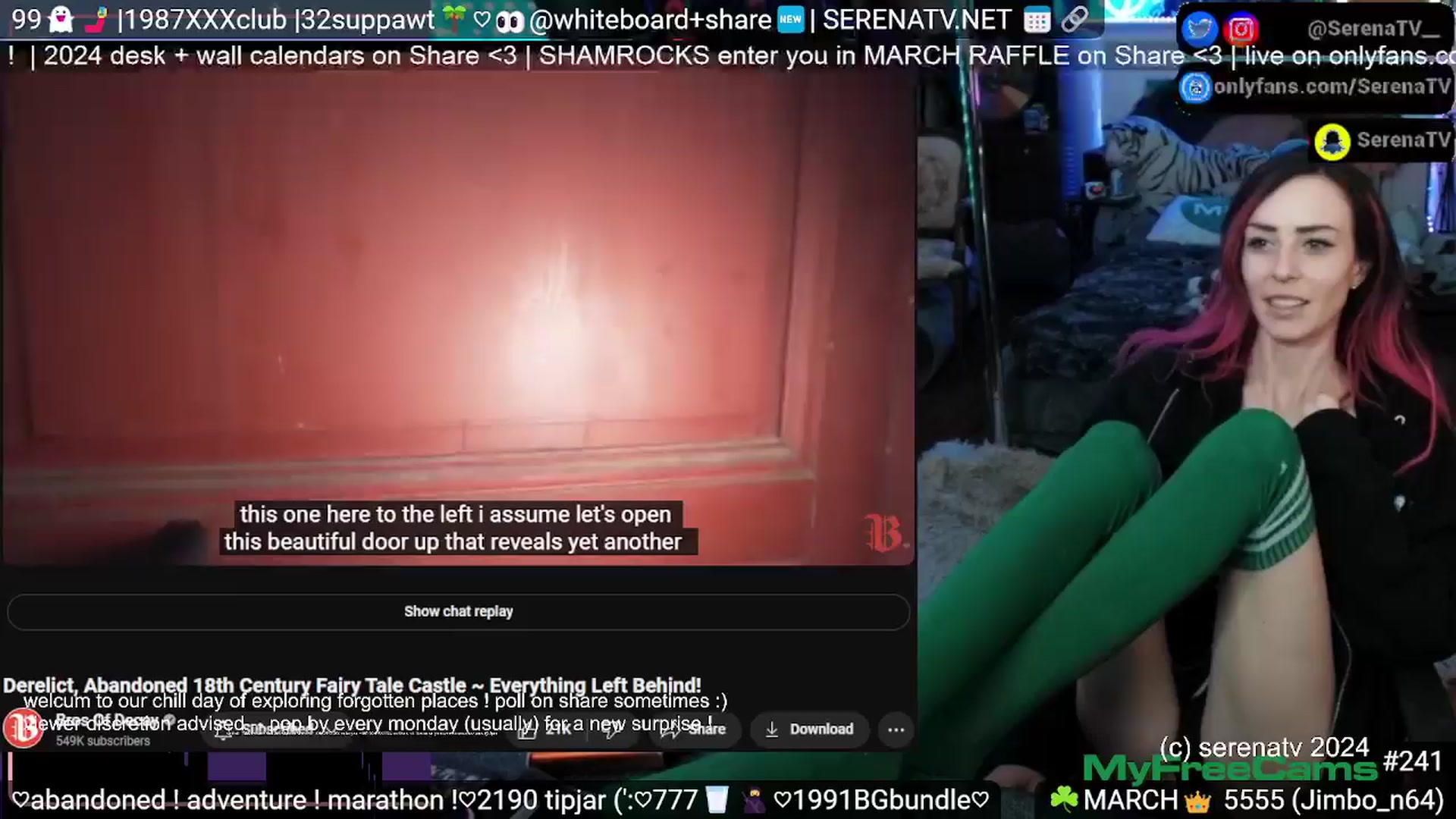 Gallery image thumbnail from serenatv's myfreecams stream on, 03/21/2024, 20:58 image 14 of 20
