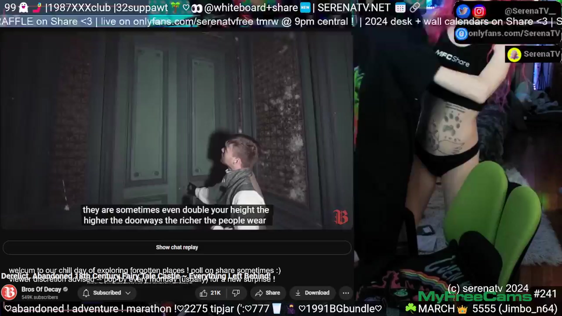 Gallery image thumbnail from serenatv's myfreecams stream on, 03/21/2024, 20:58 image 6 of 20
