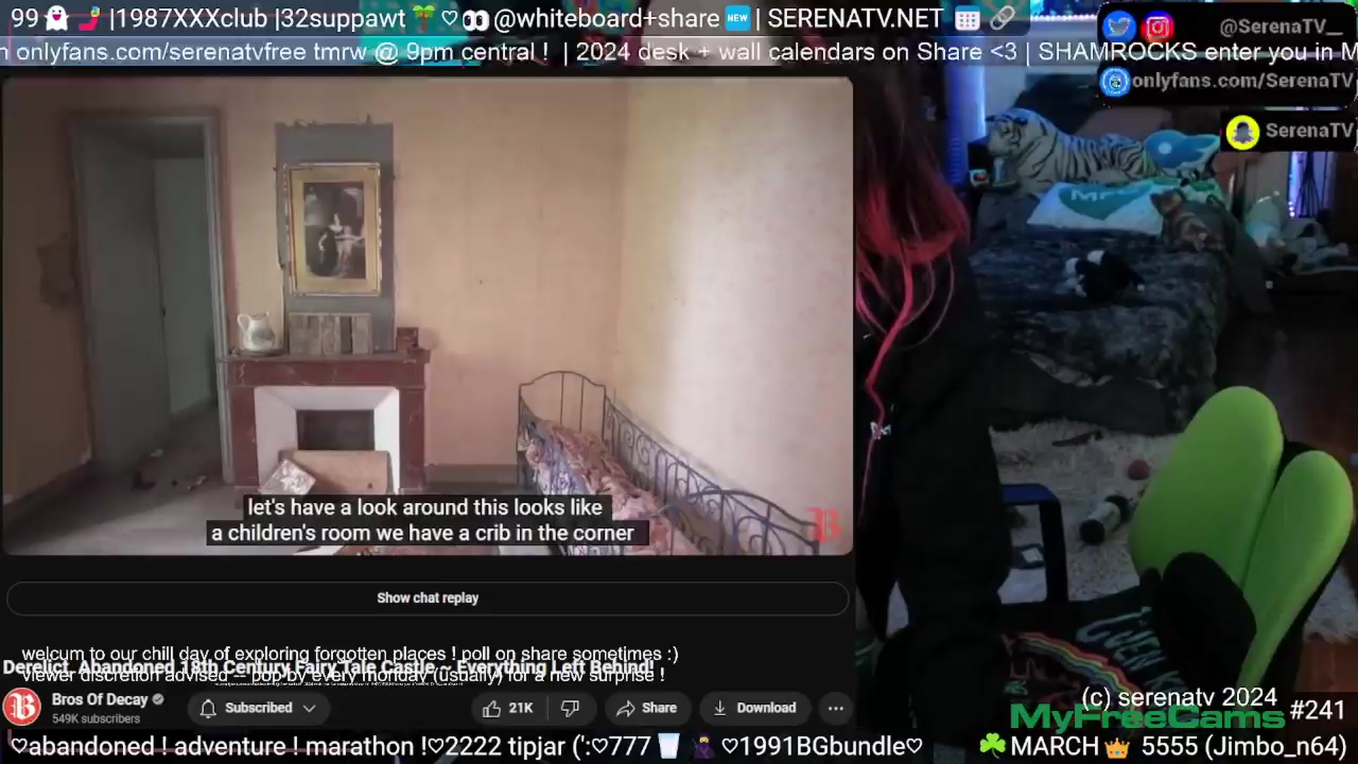 Gallery image thumbnail from serenatv's myfreecams stream on, 03/21/2024, 20:58 image 11 of 20
