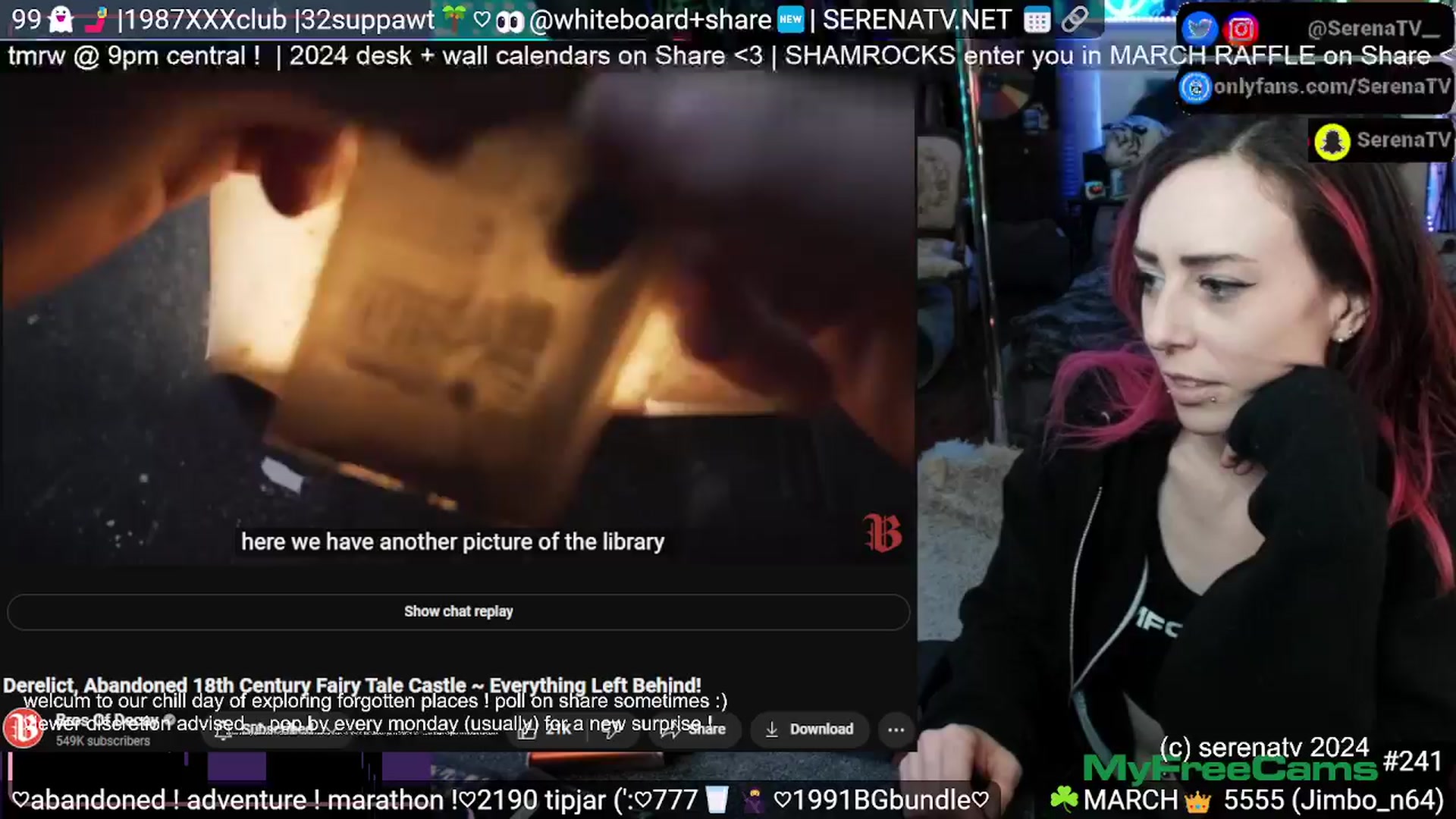 Gallery image thumbnail from serenatv's myfreecams stream on, 03/21/2024, 20:58 image 16 of 20
