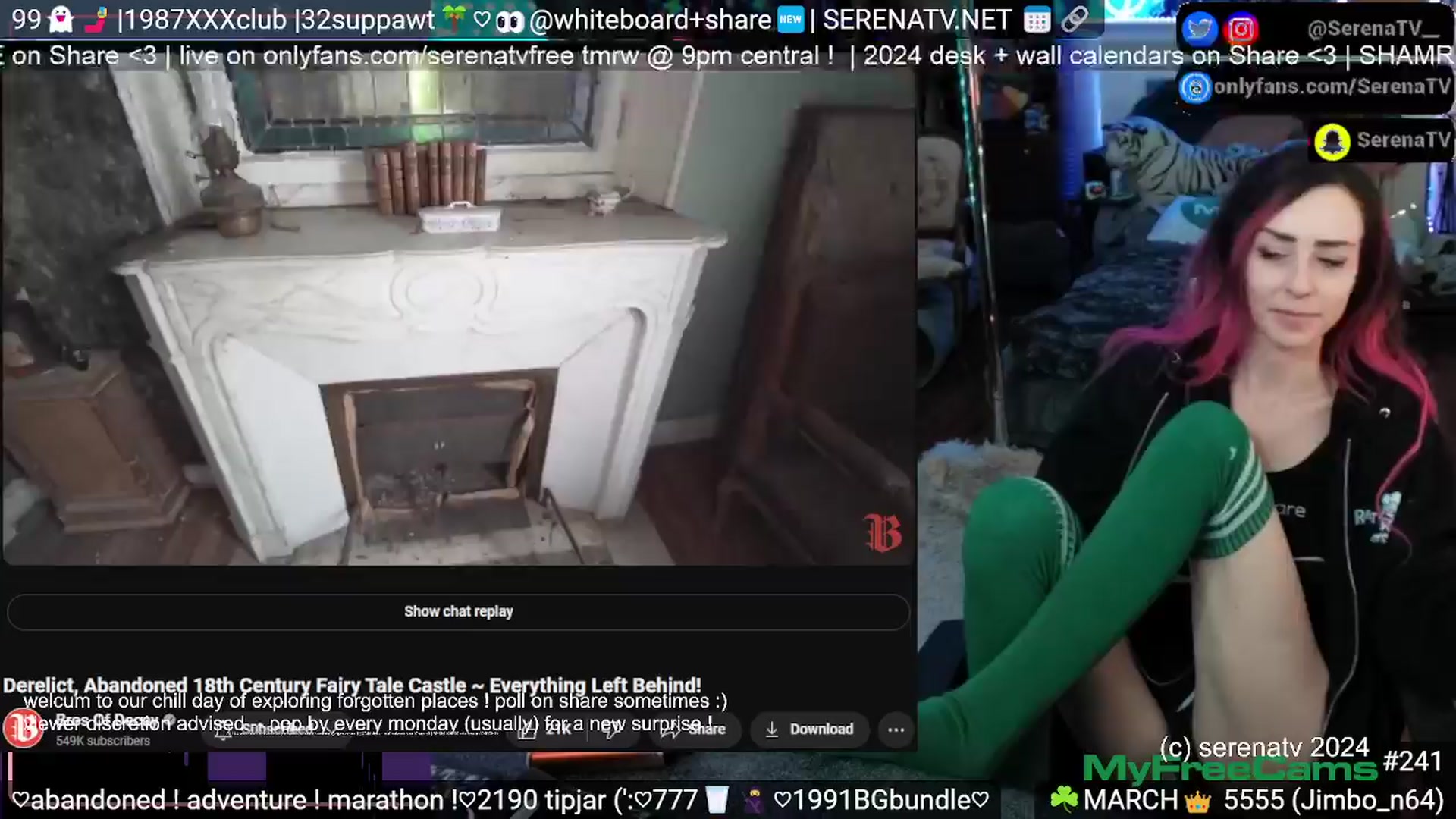 Gallery image thumbnail from serenatv's myfreecams stream on, 03/21/2024, 20:58 image 13 of 20