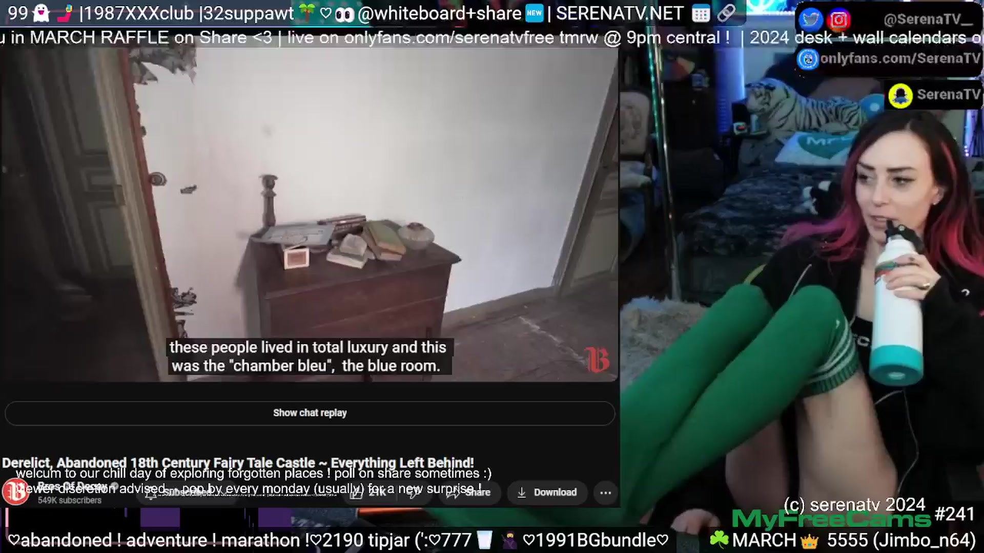 Gallery image thumbnail from serenatv's myfreecams stream on, 03/21/2024, 20:58 image 15 of 20