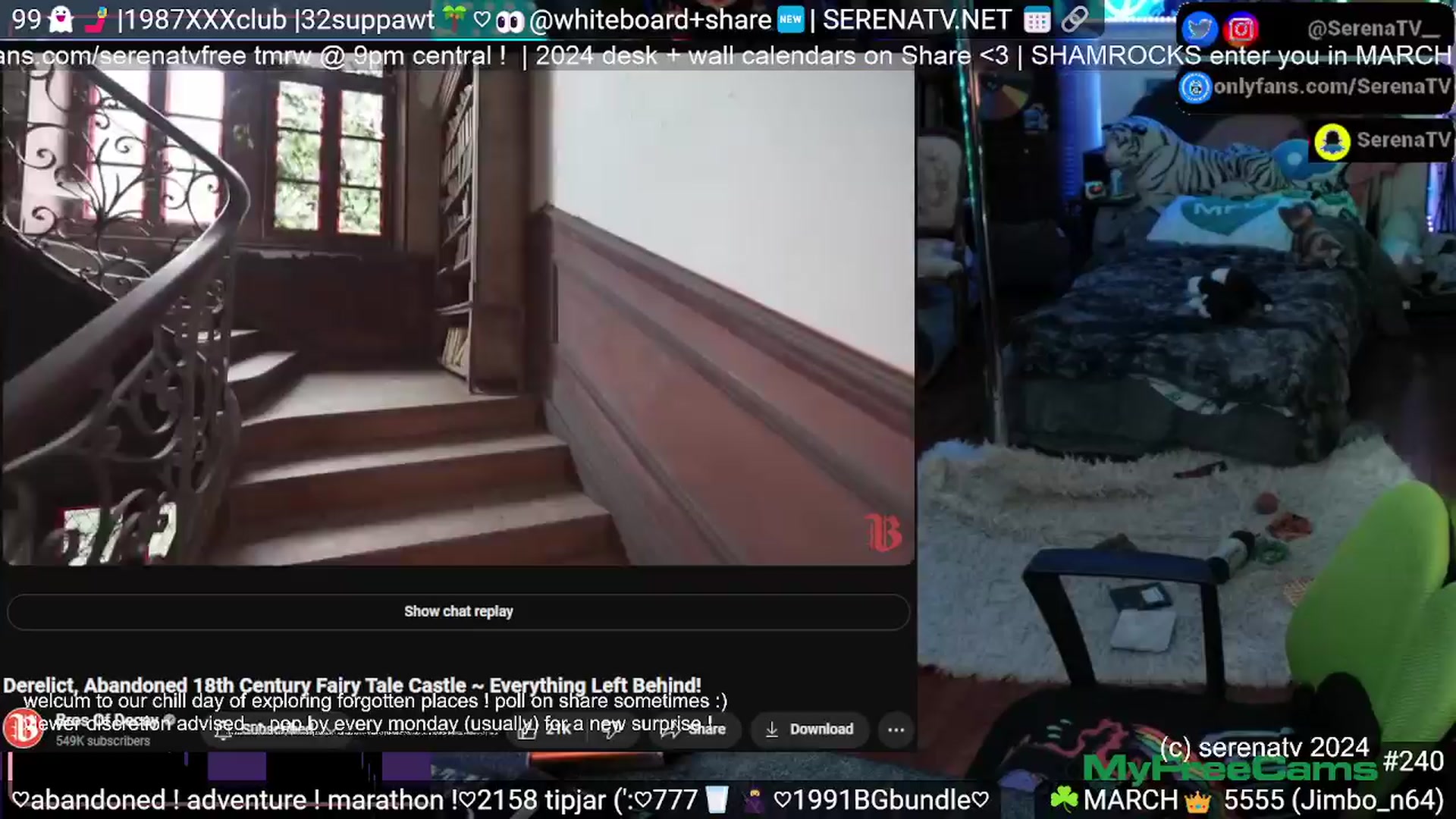 Gallery image thumbnail from serenatv's myfreecams stream on, 03/21/2024, 20:58 image 18 of 20