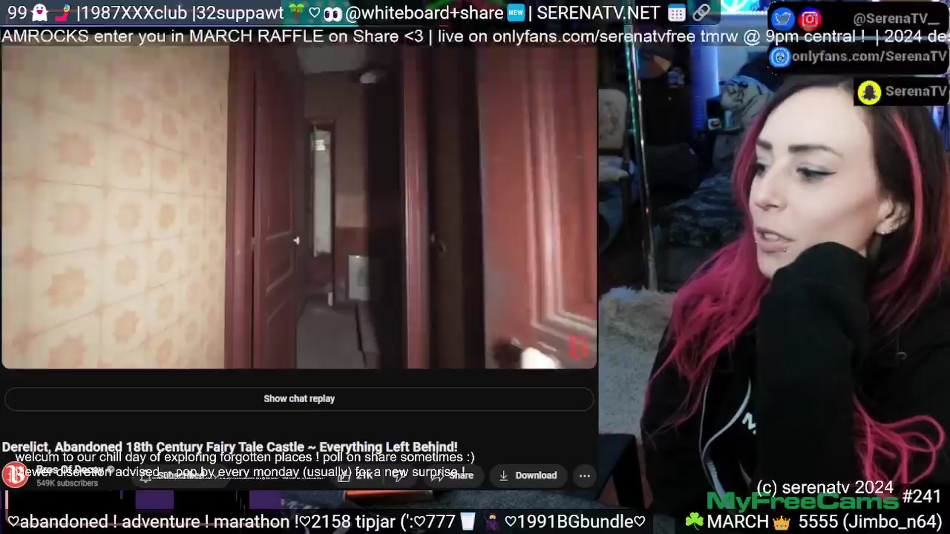 Gallery image thumbnail from serenatv's myfreecams stream on, 03/21/2024, 20:58 image 17 of 20