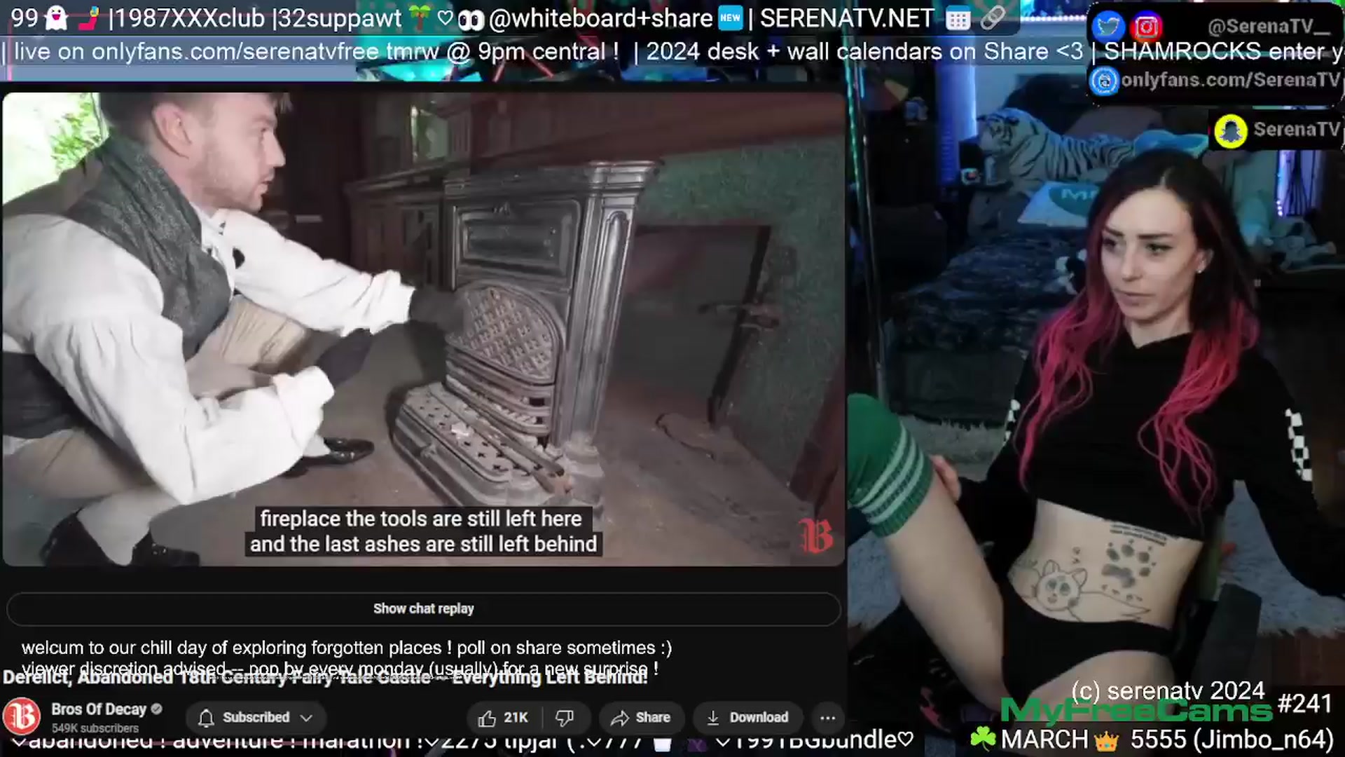Gallery image thumbnail from serenatv's myfreecams stream on, 03/21/2024, 20:58 image 4 of 20