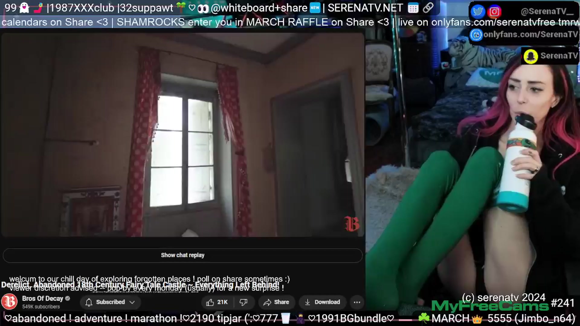 Gallery image thumbnail from serenatv's myfreecams stream on, 03/21/2024, 20:58 image 12 of 20