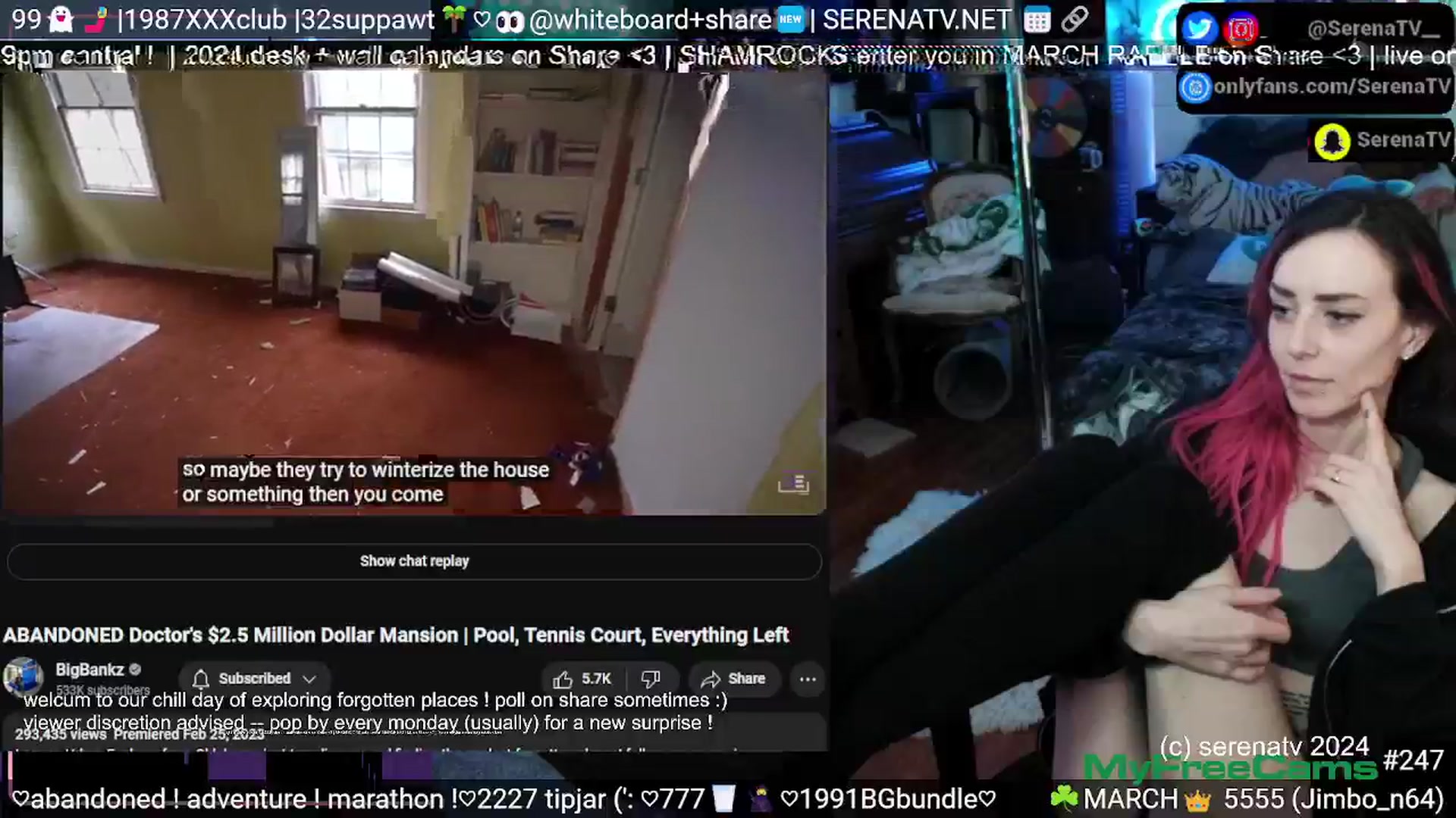 Gallery image thumbnail from serenatv's myfreecams stream on, 03/22/2024, 18:14 image 16 of 20