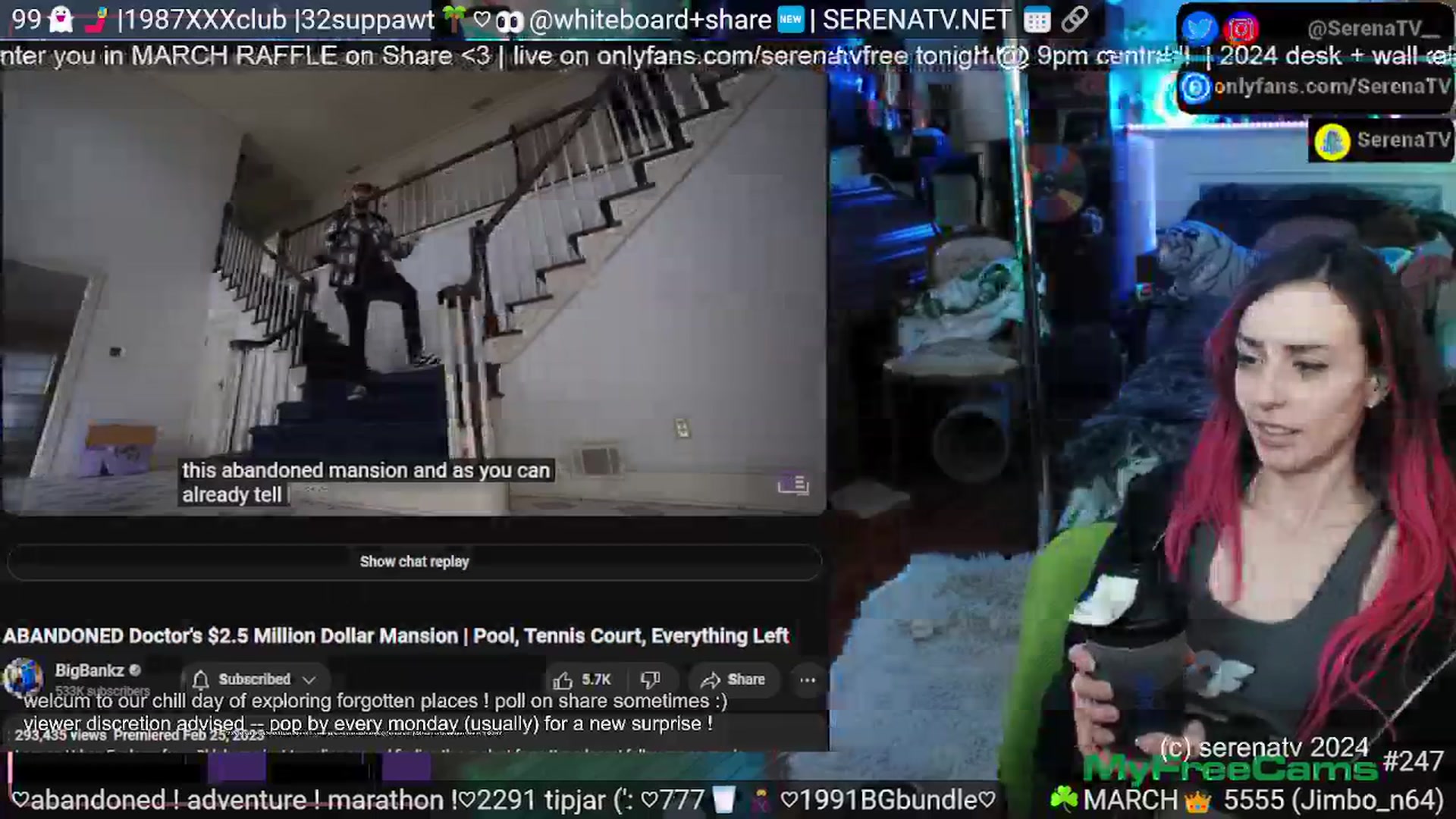Gallery image thumbnail from serenatv's myfreecams stream on, 03/22/2024, 18:14 image 10 of 20