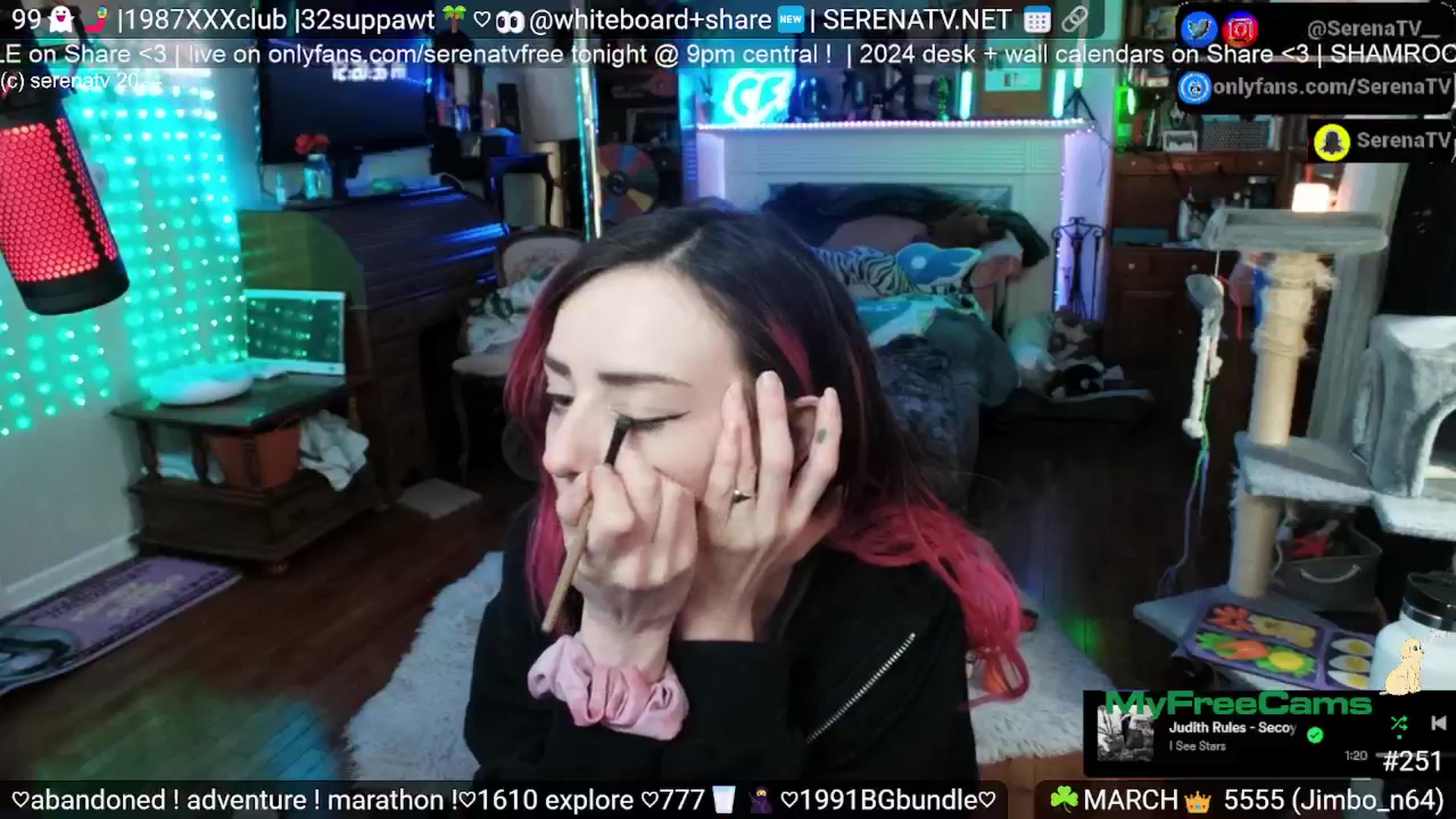 Gallery image thumbnail from serenatv's myfreecams stream on, 03/22/2024, 18:14 image 3 of 20