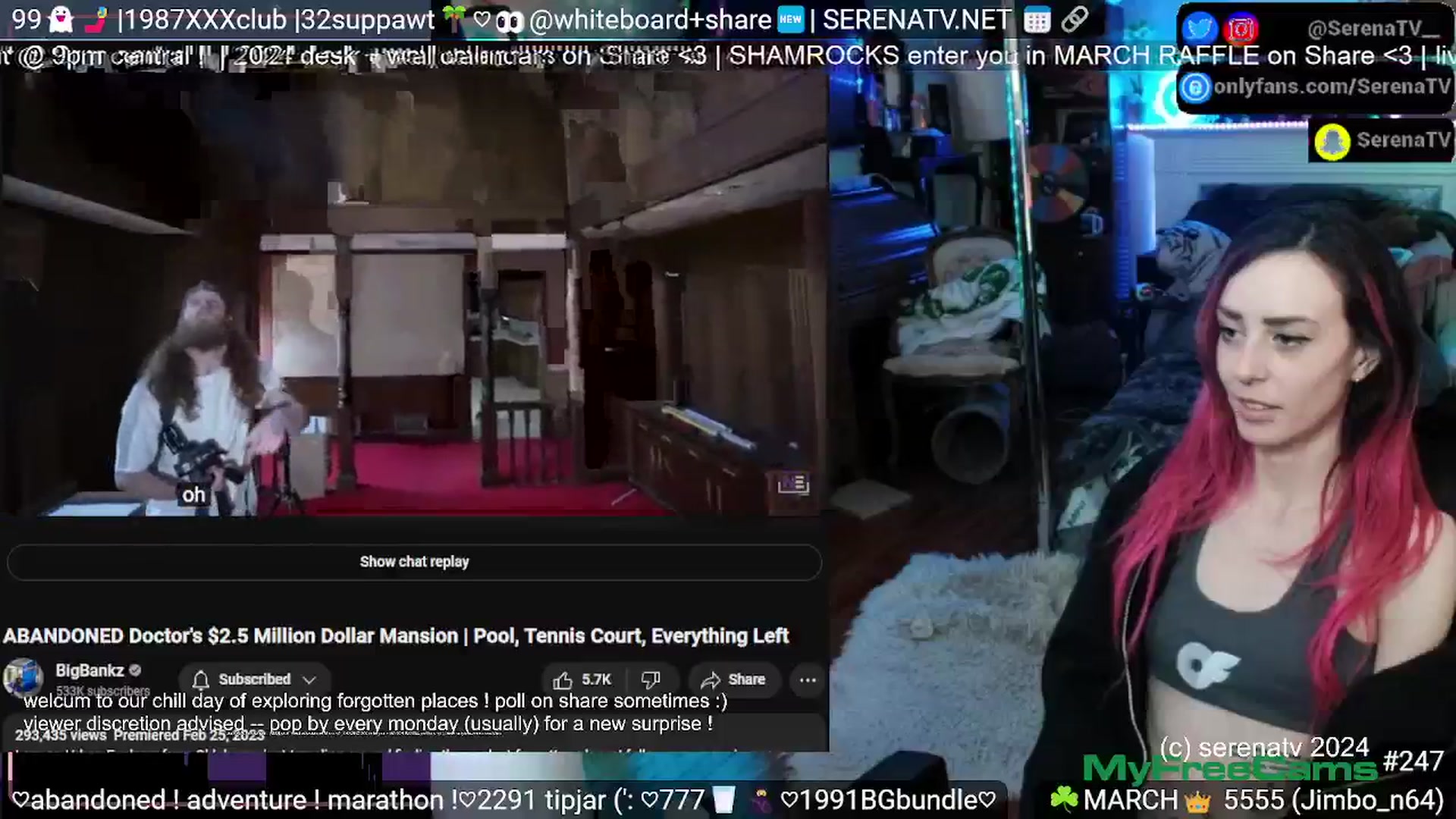 Gallery image thumbnail from serenatv's myfreecams stream on, 03/22/2024, 18:14 image 12 of 20