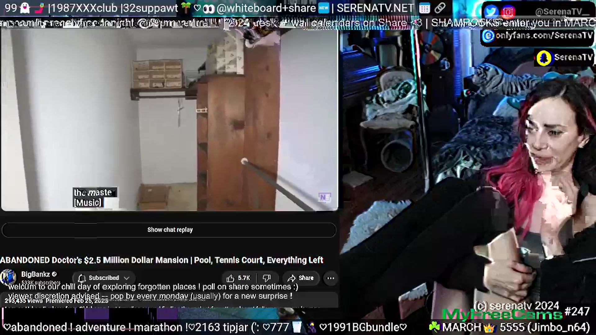 Gallery image thumbnail from serenatv's myfreecams stream on, 03/22/2024, 18:14 image 20 of 20