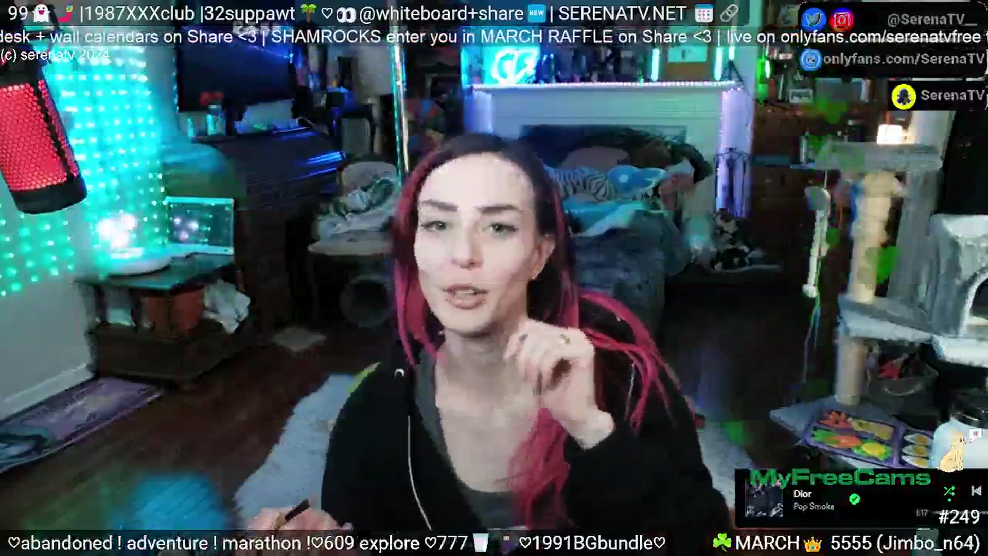 Gallery image thumbnail from serenatv's myfreecams stream on, 03/22/2024, 18:14 image 5 of 20