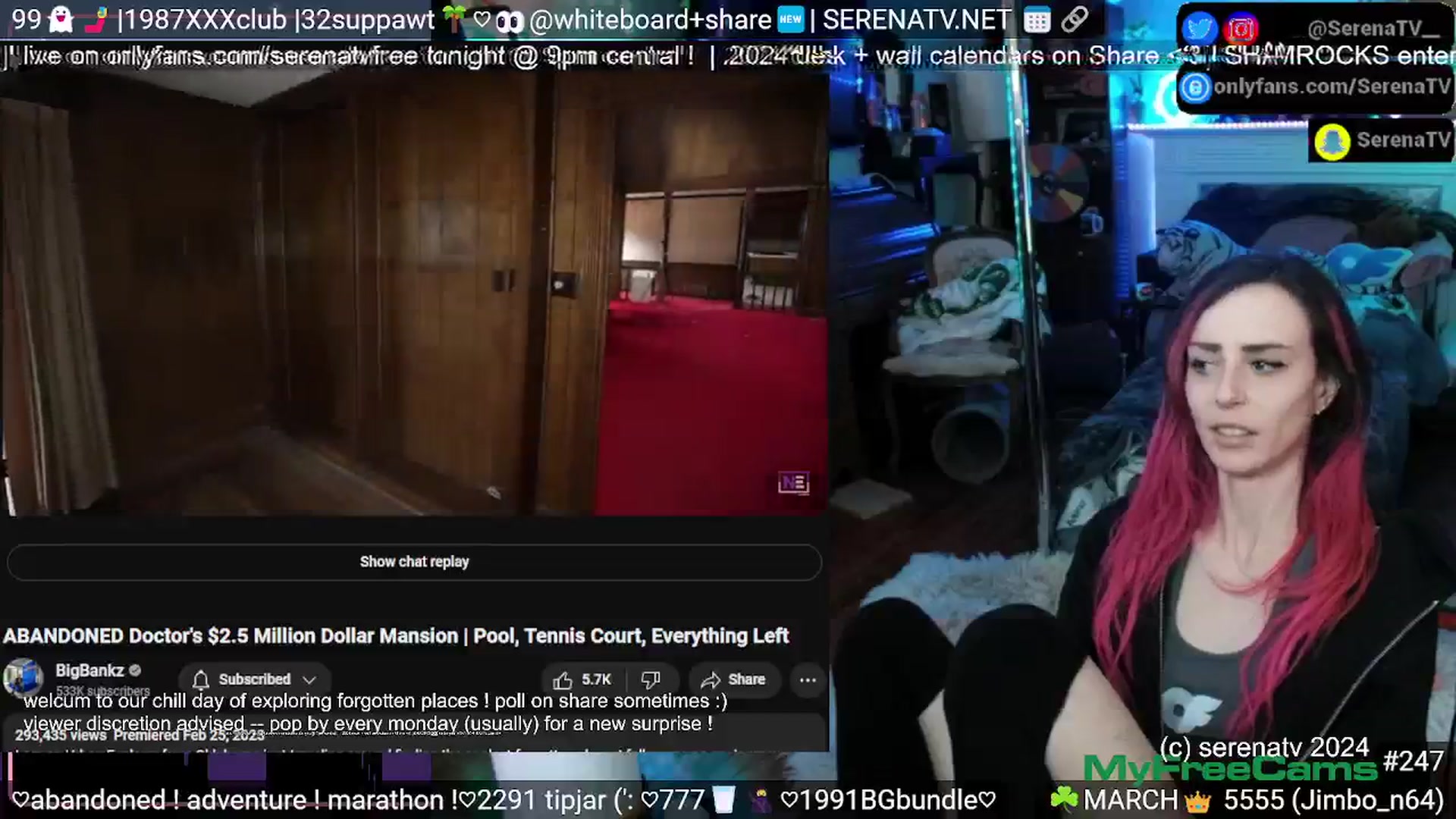 Gallery image thumbnail from serenatv's myfreecams stream on, 03/22/2024, 18:14 image 11 of 20