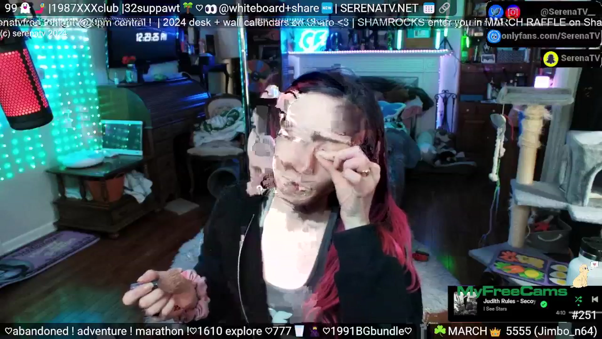 Gallery image thumbnail from serenatv's myfreecams stream on, 03/22/2024, 18:14 image 4 of 20