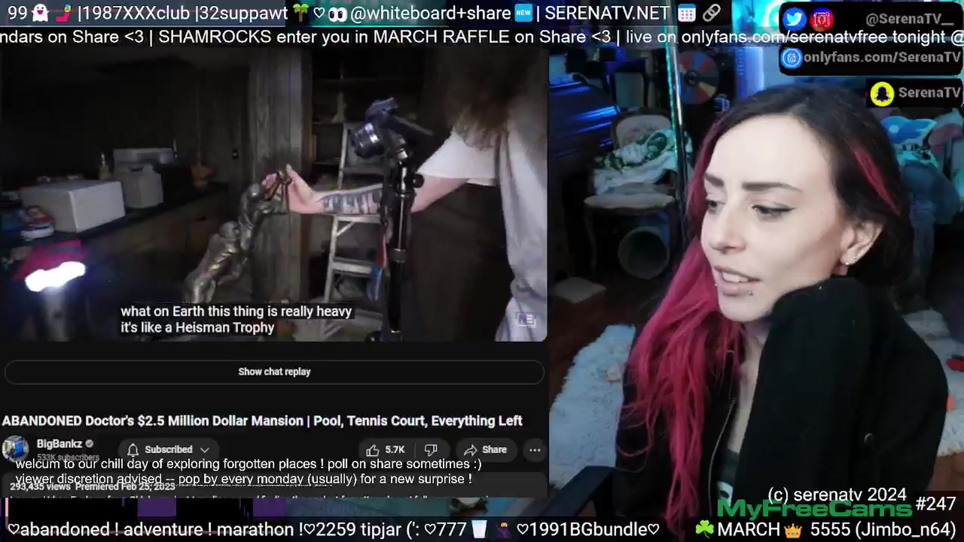 Gallery image thumbnail from serenatv's myfreecams stream on, 03/22/2024, 18:14 image 13 of 20
